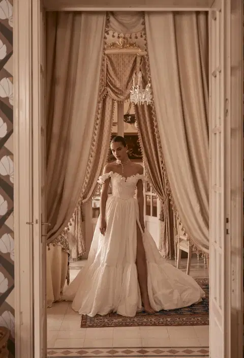 Carmen 25-002 wedding dress by Ricca Sposa Atelier, ball gown, tulle