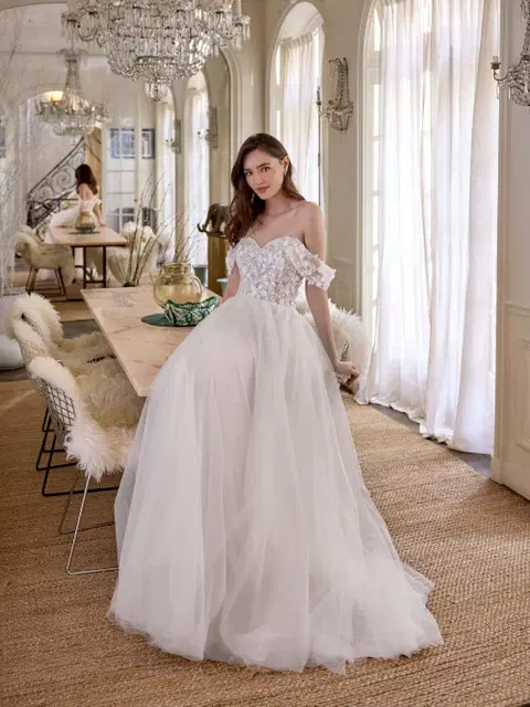Cheri wedding dress by Adore, tulle, sweetheart