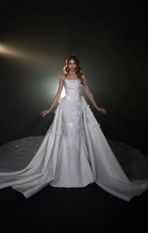 Style R 24-010 wedding dress by Ricca Sposa, mermaid, satin