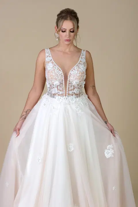 Andrea SS trouwjurk van Mr. & Mrs. Huebner