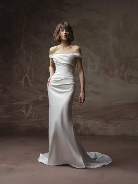 Clementine wedding dress by Rebecca Ingram, fit & flare, tulle