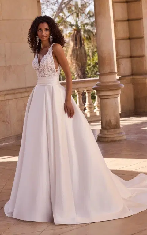 Hevana wedding dress by Veni Infantino, ball gown, tulle