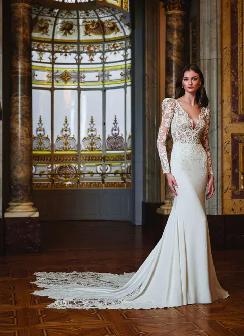 Elaine wedding dress by ÉLYSÉE, mermaid, lace