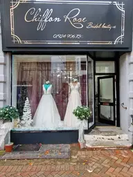Inside Chiffon Rose Bridal Boutique