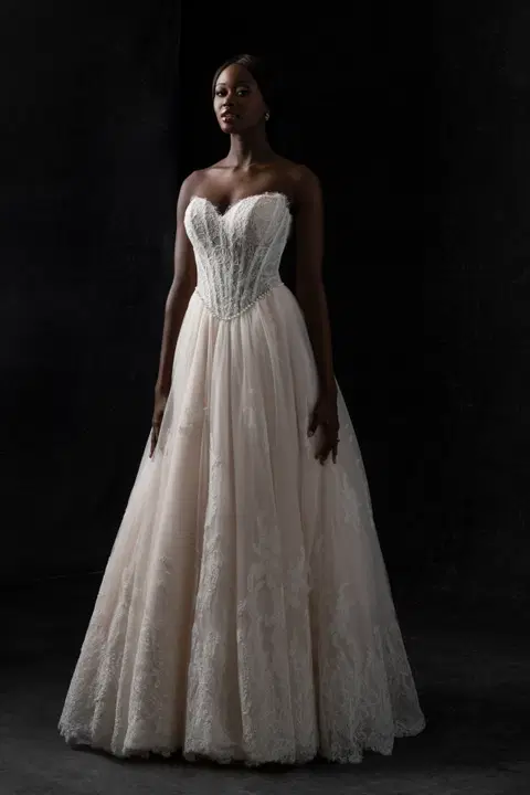 Style C767 wedding dress by Allure Couture, ball gown, tulle