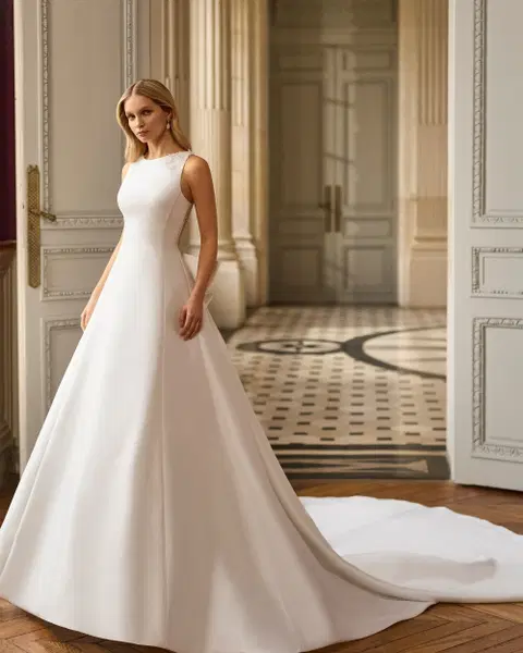Blayra Brautkleid von Aire Barcelona, A-Linie, Sienna