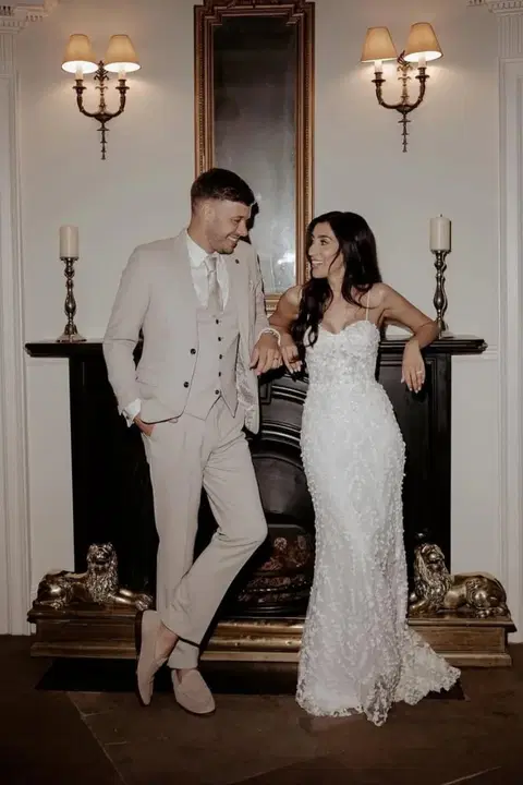 Posie wedding dress by MWL Bride, trumpet, lace