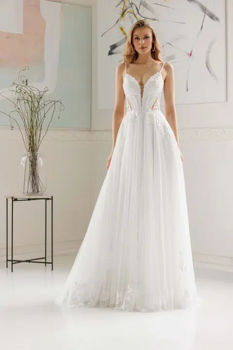 Dolce wedding dress by Jarice, A-line, tulle