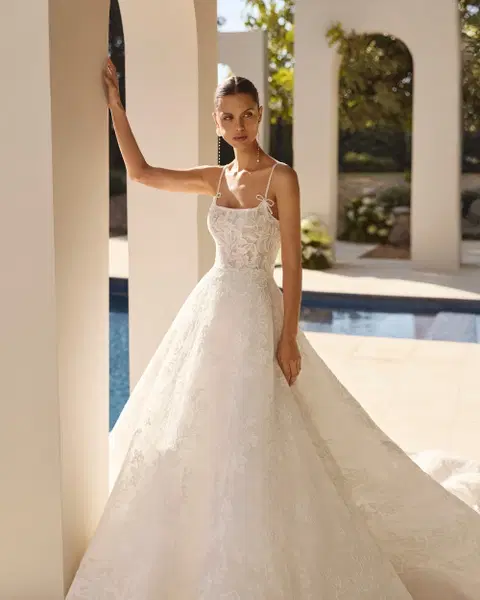Nirvana Brautkleid von Rosa Clara, Ballkleid, Spitze