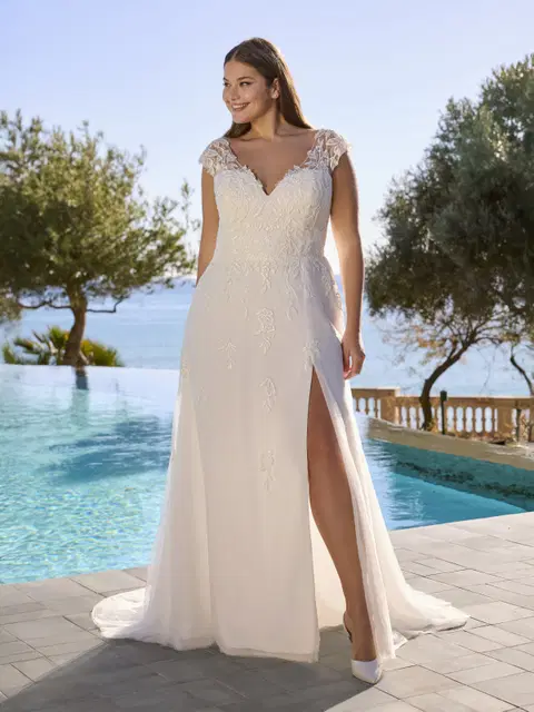 Magonza wedding dress by Ladybird, A-line, V-neck