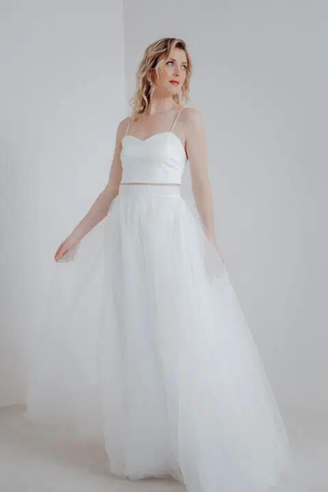 Rock Yani wedding dress by noni Selected, two-piece, tulle