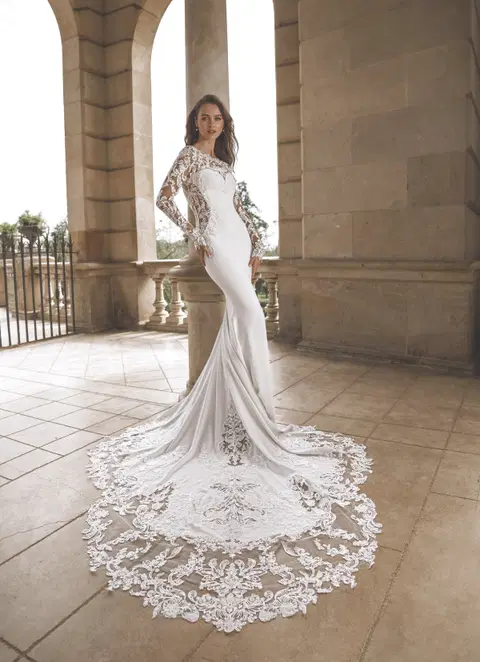 Felicia wedding dress by ÉLYSÉE, fit & flare, lace