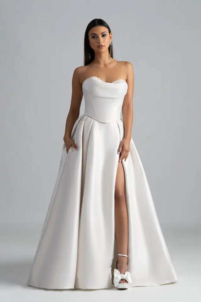 MJ1119 - Florrie by Madison James: Ball Gown silhouette, sweetheart neckline, sleeveless, mikado