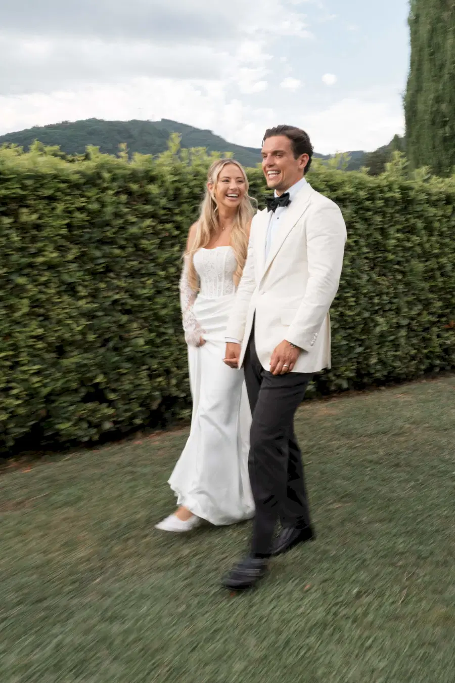 Mack by MWL Bride: Straight silhouette, straight neckline, long sleeves, lace