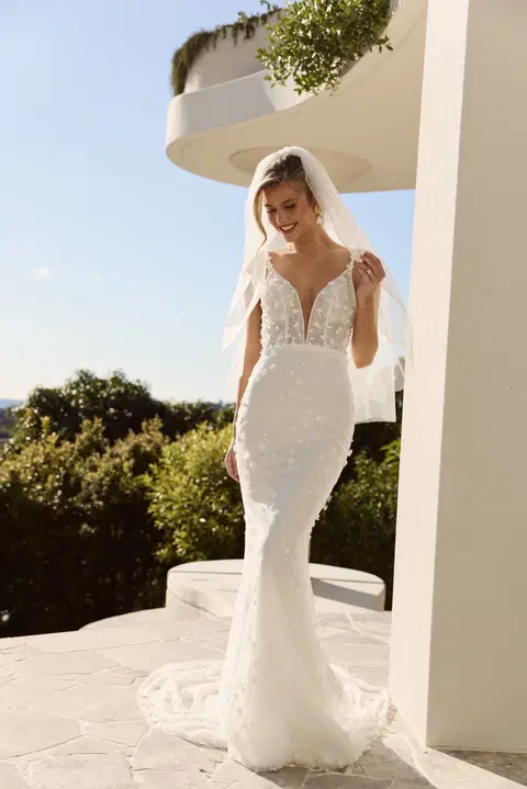 Cove wedding dress by MWL Bride, mermaid, lace