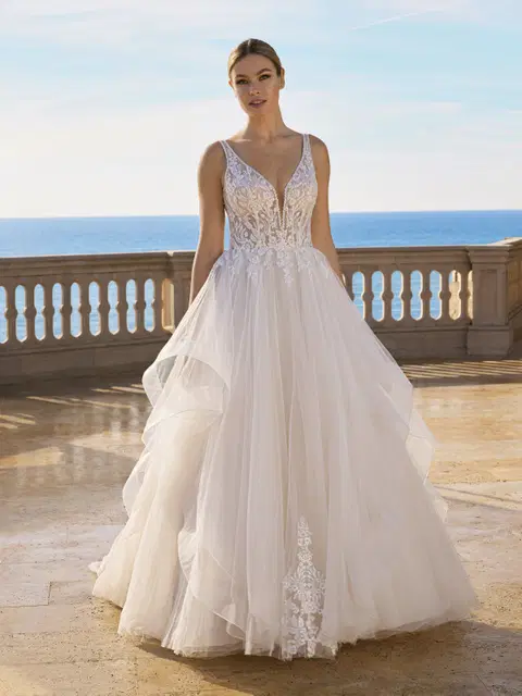 Ylana wedding dress by Ladybird, princess, tulle