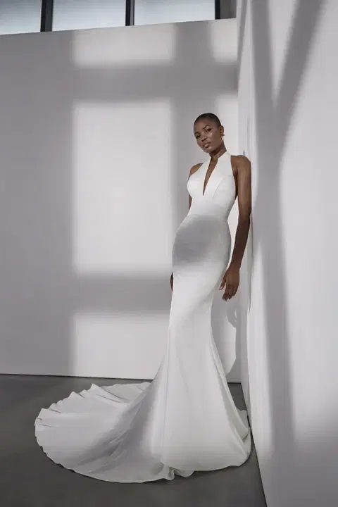 Isa wedding dress by Avenue by Josephine Scott, mermaid, crepe