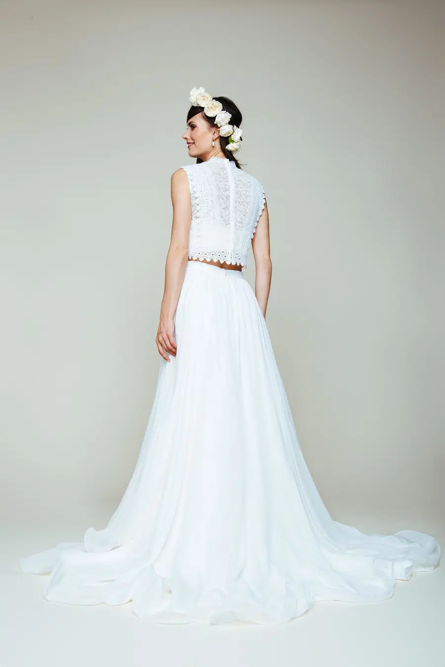 Seidenchiffon-Rock S-1056 by KUESS die BRAUT - view 6 of 6