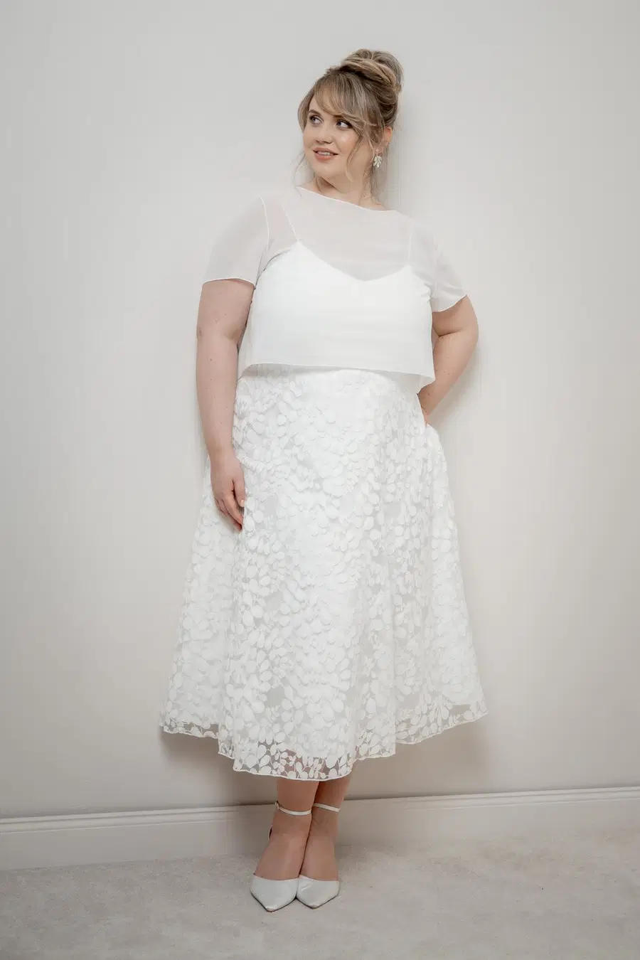 Top Corie Cropped Curvy by noni - view 4 of 7
