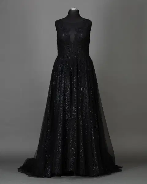 Black Chick wedding dress by DarkDreamCouture
