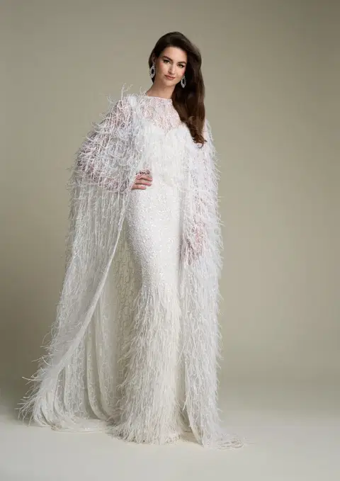 Eugene dress & Eugene cape by Eliza Jane Howell, mermaid, tulle