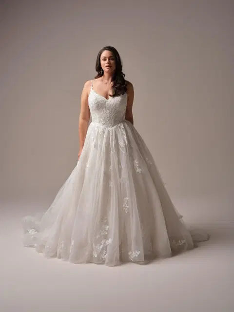 Liberty wedding dress by Maggie Sottero, A-line, lace