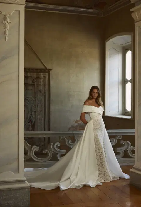 Liliana 24-014(3) wedding dress by Ricca Sposa Atelier, mermaid, lace