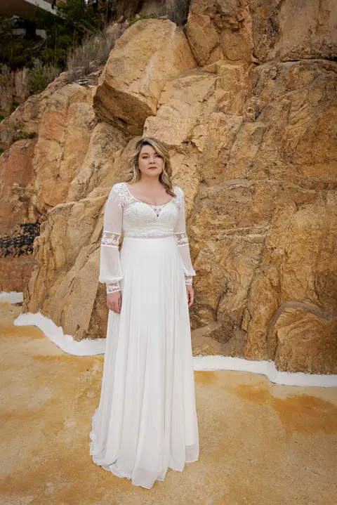 Style LB238 wedding dress by Lohrengel, A-line, lace