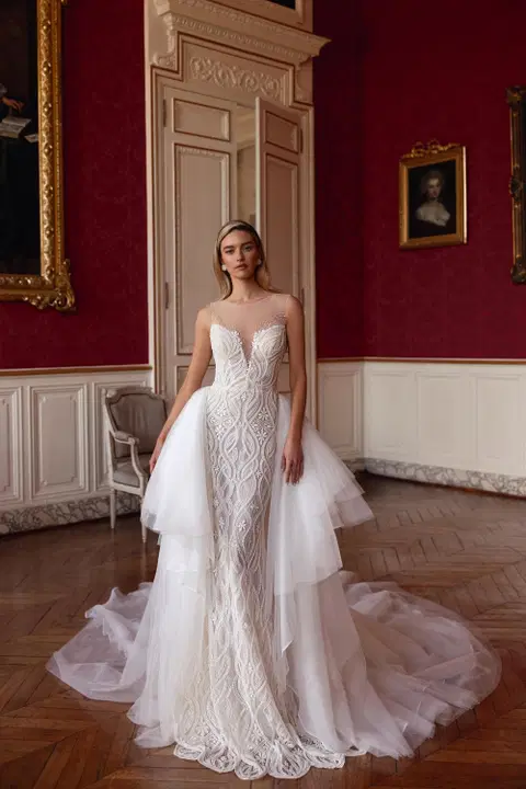 Diana wedding dress by Maks Mariano, mermaid, lace