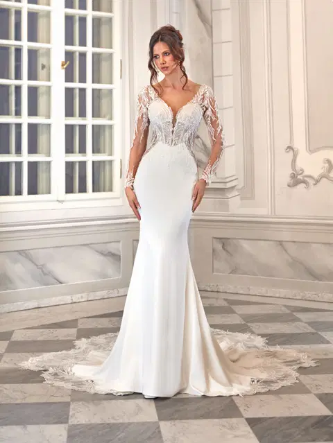 Kaila wedding dress by Vanilla Sposa, mermaid, lace