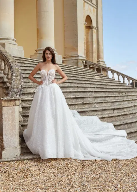 Endless Love wedding dress by Dando London, ball gown, lace