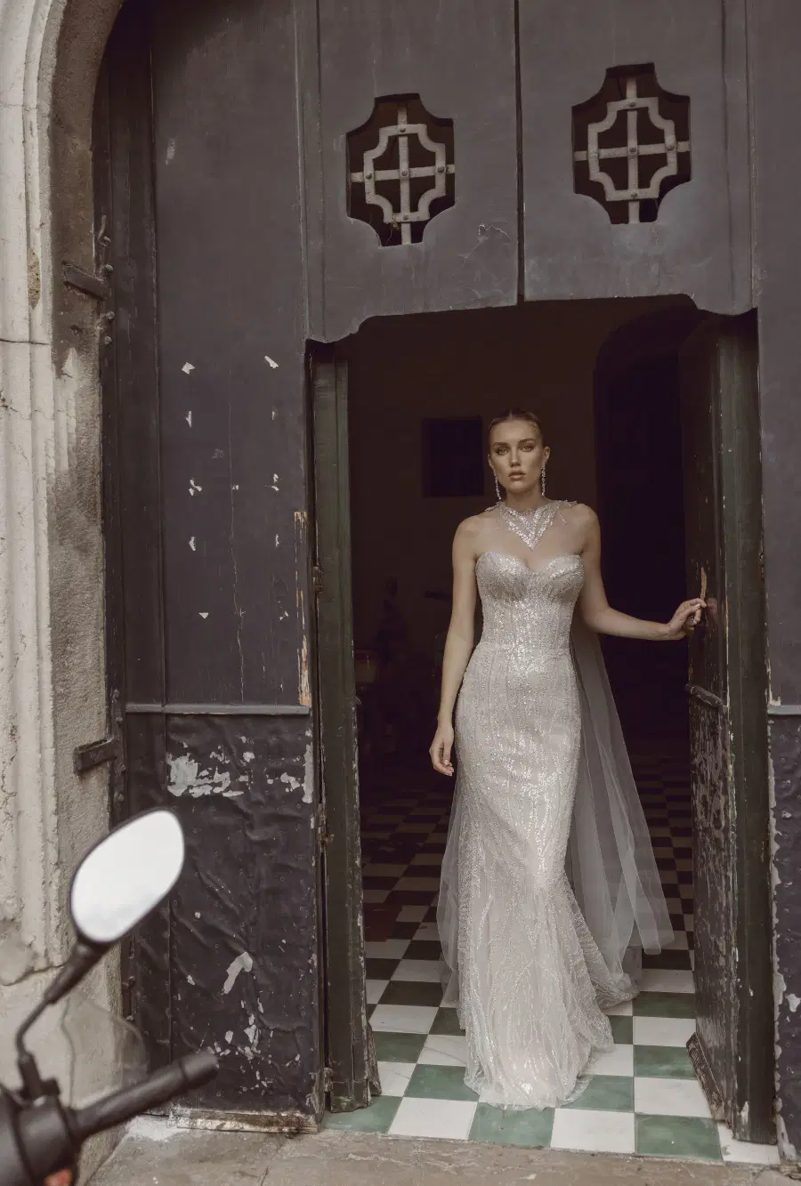 Coco 24-019 by Ricca Sposa: Fit & Flare silhouette, sweetheart neckline, sleeveless, tulle
