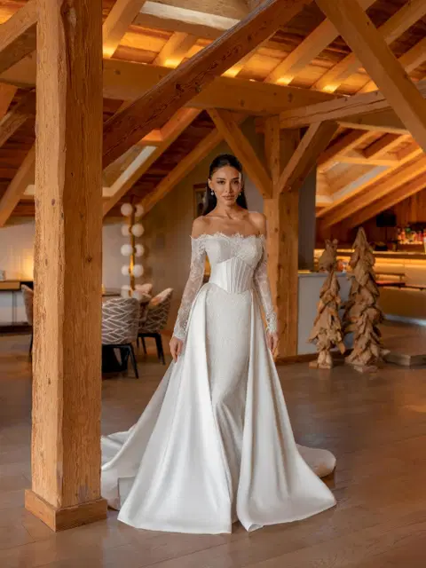 Lea Brautkleid von Innocentia, Meerjungfrau, Spitze