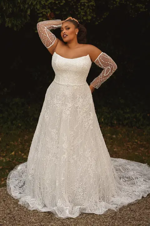 Style PH8268 wedding dress by Envy by Phoenix, A-line, tulle