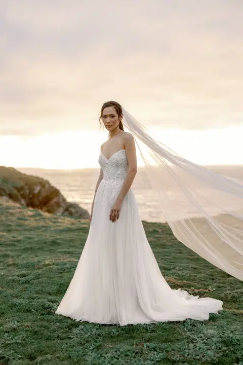 Salome wedding dress by Adore, A-line, tulle