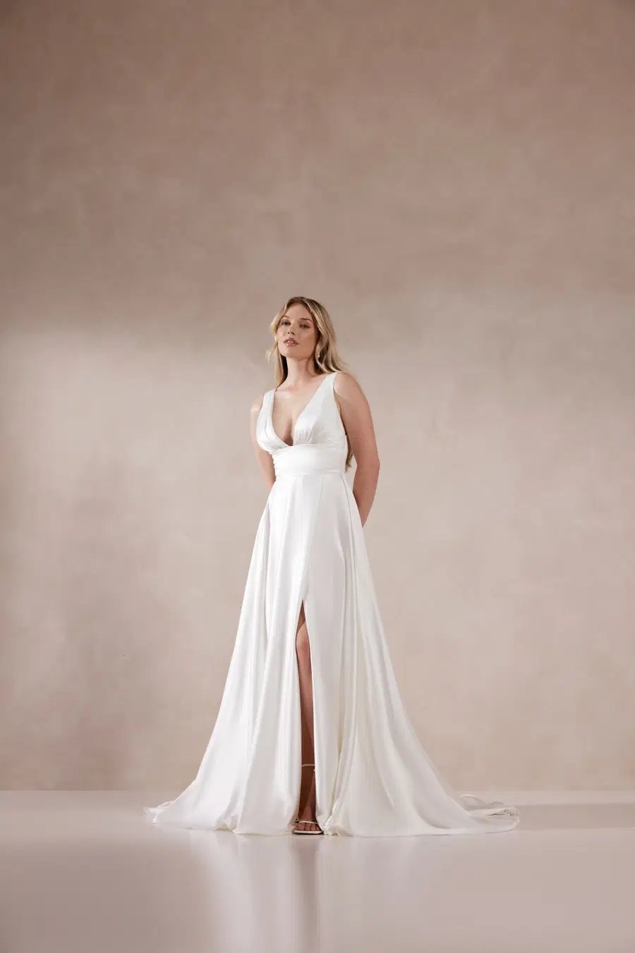 Phaedra by Adore: A-Line silhouette, V-neck neckline