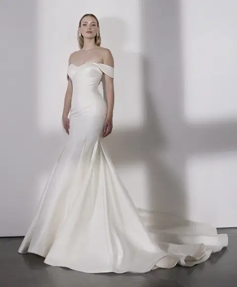 Windsor wedding dress by Avenue by Josephine Scott, fit & flare, mikado