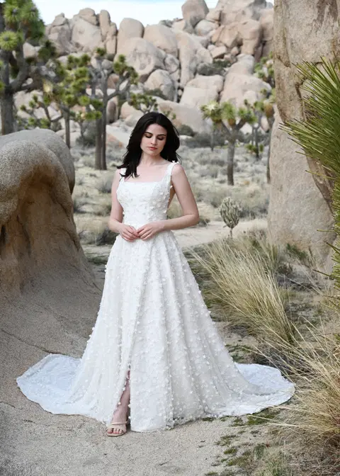 Reno wedding dress by Dando London, A-line, tulle