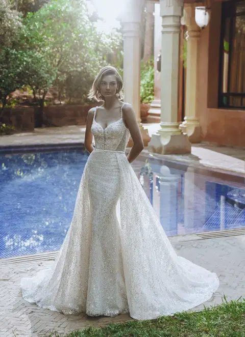 Unice wedding dress by Enzoani, mermaid, lace