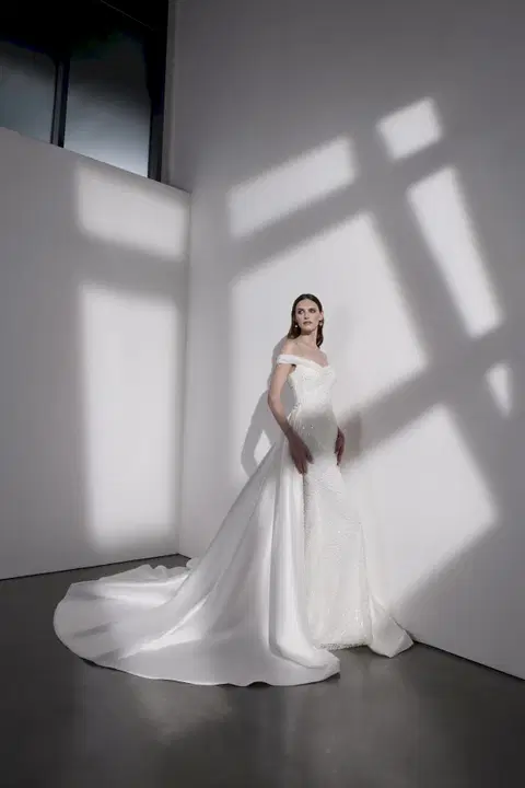 Chelsea wedding dress by Avenue by Josephine Scott, mermaid, mikado