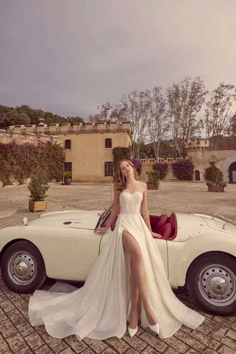 Zivah wedding dress by Veni Infantino, A-line, tulle