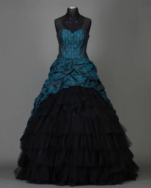 Purple Stufe wedding dress by DarkDreamCouture
