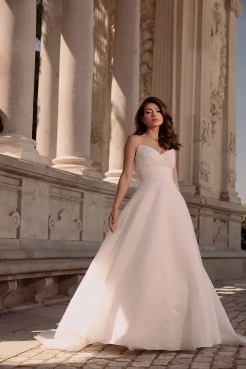 Style TO-2108T wedding dress by Agnes, ball gown, tulle