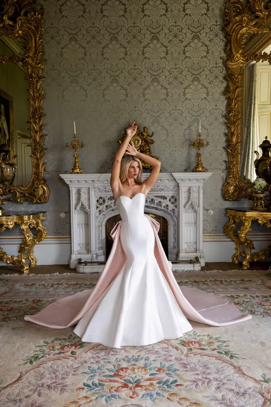 RB5133 by Rachel Allan: Mermaid silhouette, sweetheart neckline, sleeveless, satin