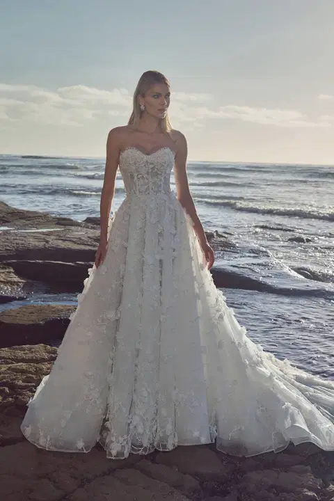 126251 Hilda wedding dress by Calla Blanche, ball gown, tulle