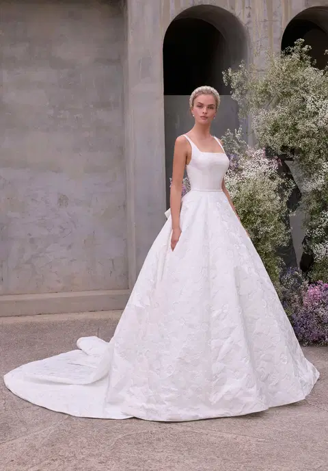 Delta wedding dress by Mori Lee, ball gown, brocade