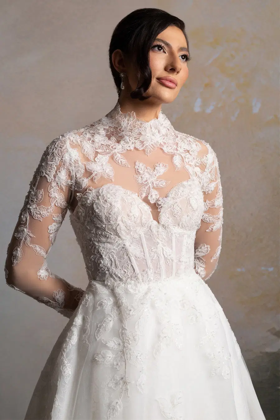 Richenza Overskirt by Donna Salado Bridal - view 3 of 4