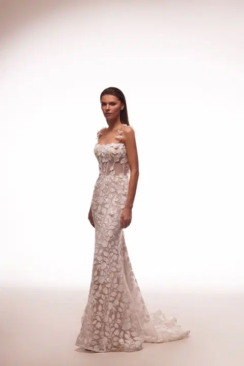 Danuta wedding dress by Milla Nova, mermaid, lace