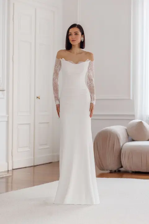 Style ART 26/05 wedding dress by Jarice, fit & flare, chiffon