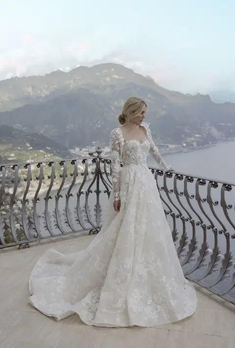 Livia 24-025 wedding dress by Ricca Sposa, ball gown, lace